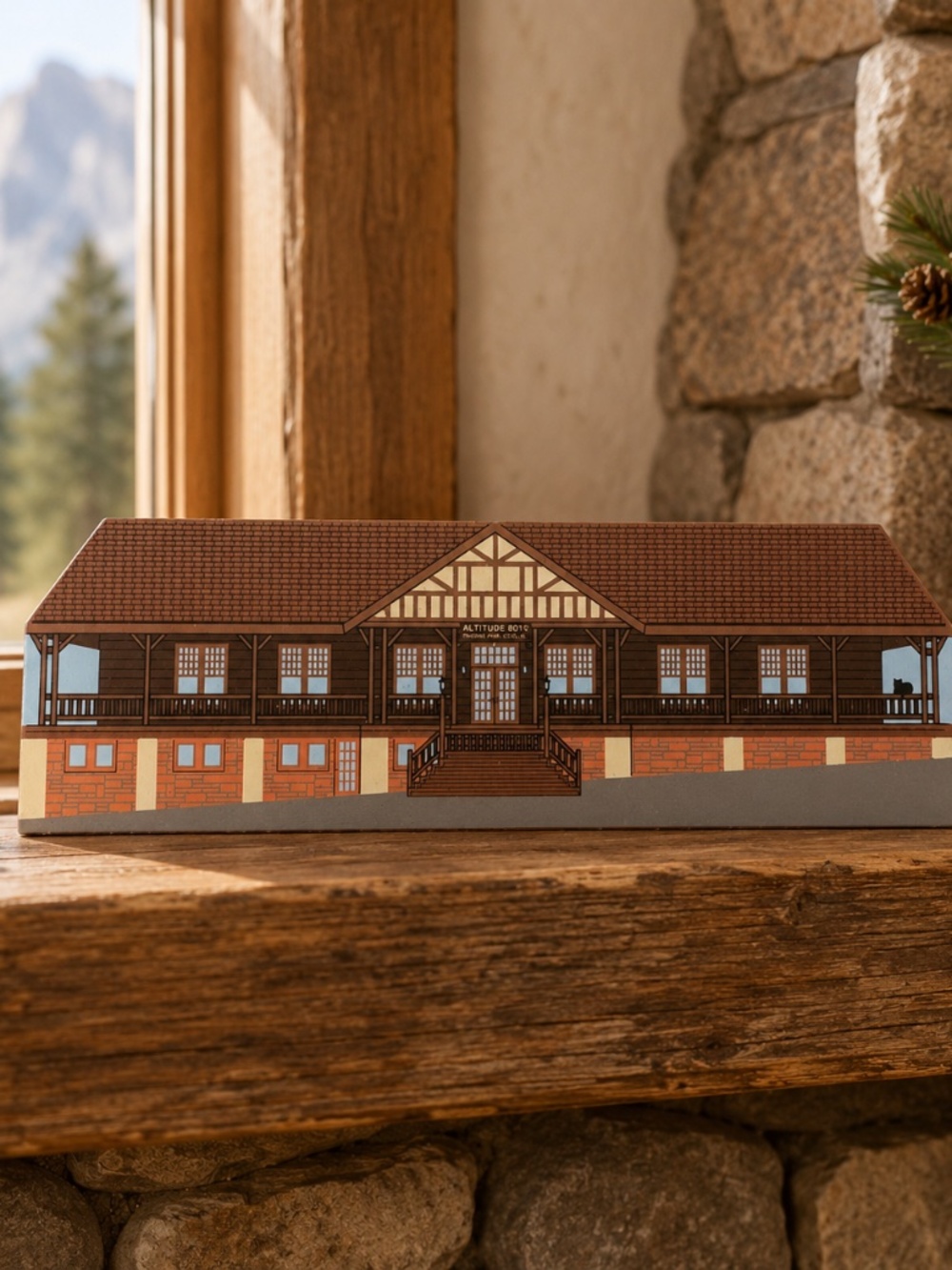The Cat’s Meow Estes Park YMCA Administration Building Colorado Shelf Sitter